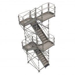 3D Escada Rohr Modulada de Encaixe