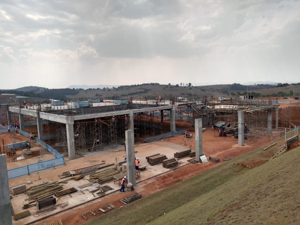 Planta industrial em Pouso Alegre – Minas Gerais (MG) – conta com escoramentos, fôrmas e andaimes ROHR