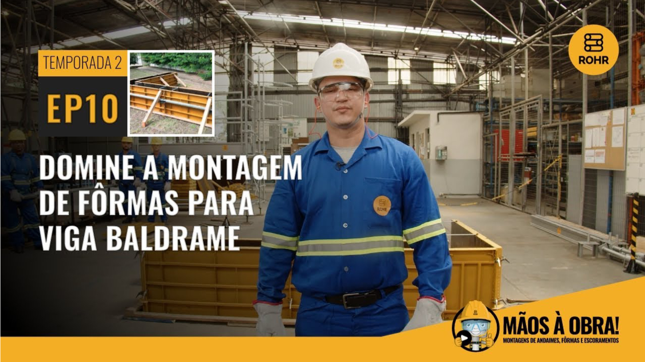 video aula: Domine a montagem de Fôrmas para a Viga Baldrame