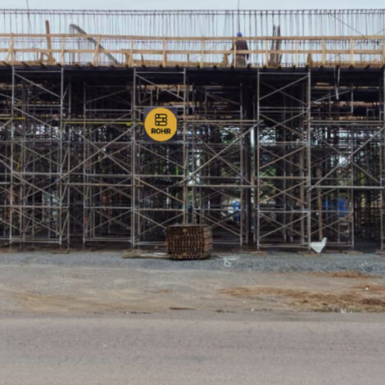 Solução de escoramento mantém o fluxo em novo viaduto de Santa Catarina